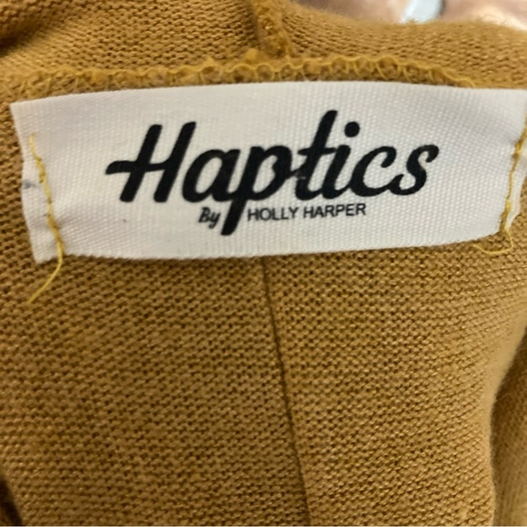 Stylish Colorblock Hoodie in Mustard, Brown, and Green - Picture 5 of 6